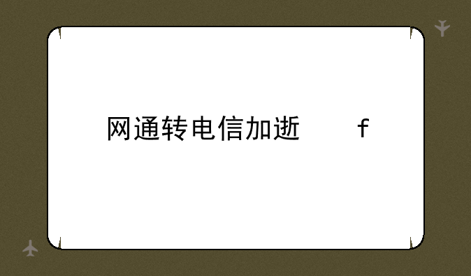网通转电信加速器